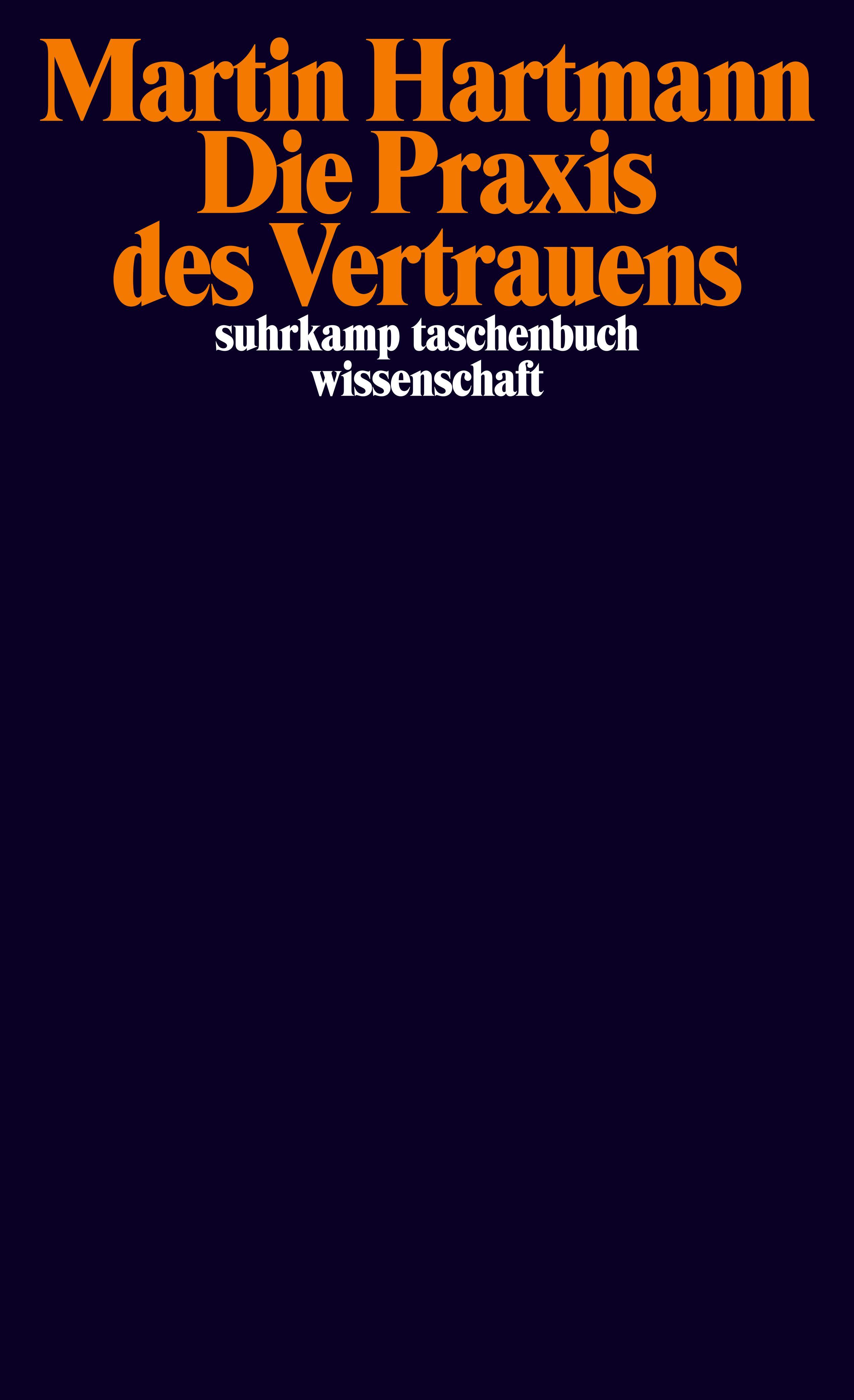 Vorderes Coverbild Die Praxis des Vertrauens