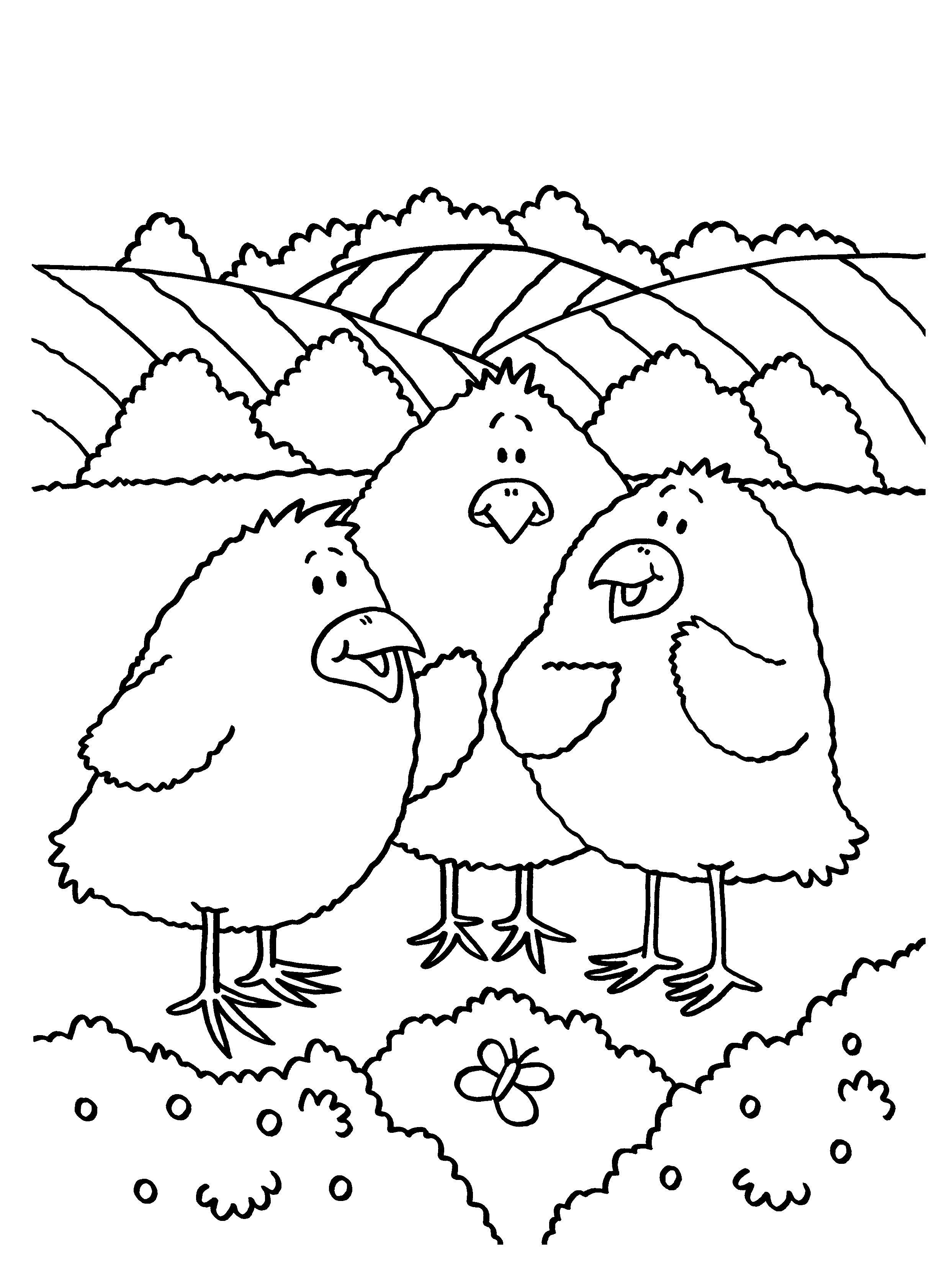 Beispielinhalt (Bild) Malbuch Ostern mit Stickern