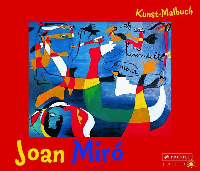 Vorderes Coverbild Kunst-Malbuch Joan Miró