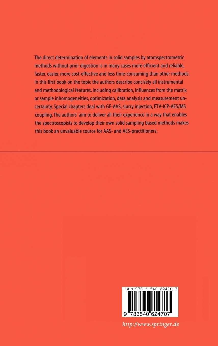 Rückseitencover Solid Sample Analysis