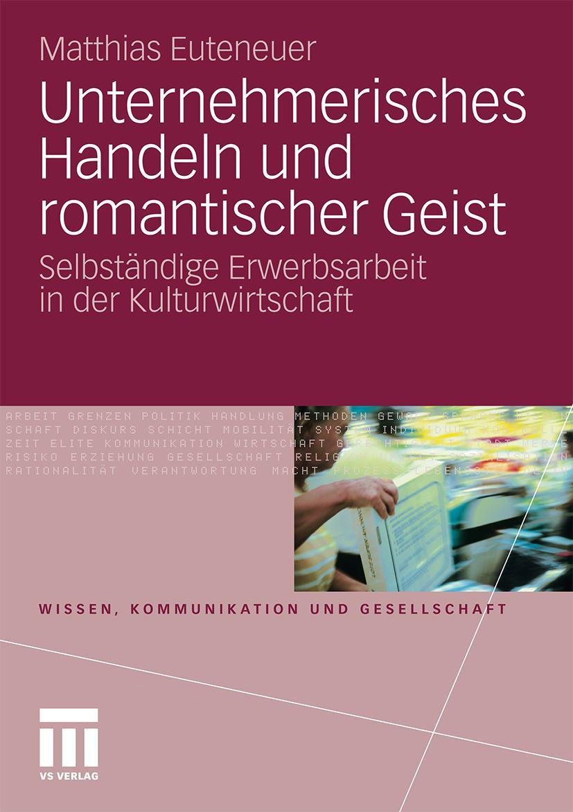 Vorderes Coverbild Unternehmerisches Handeln und romantischer Geist