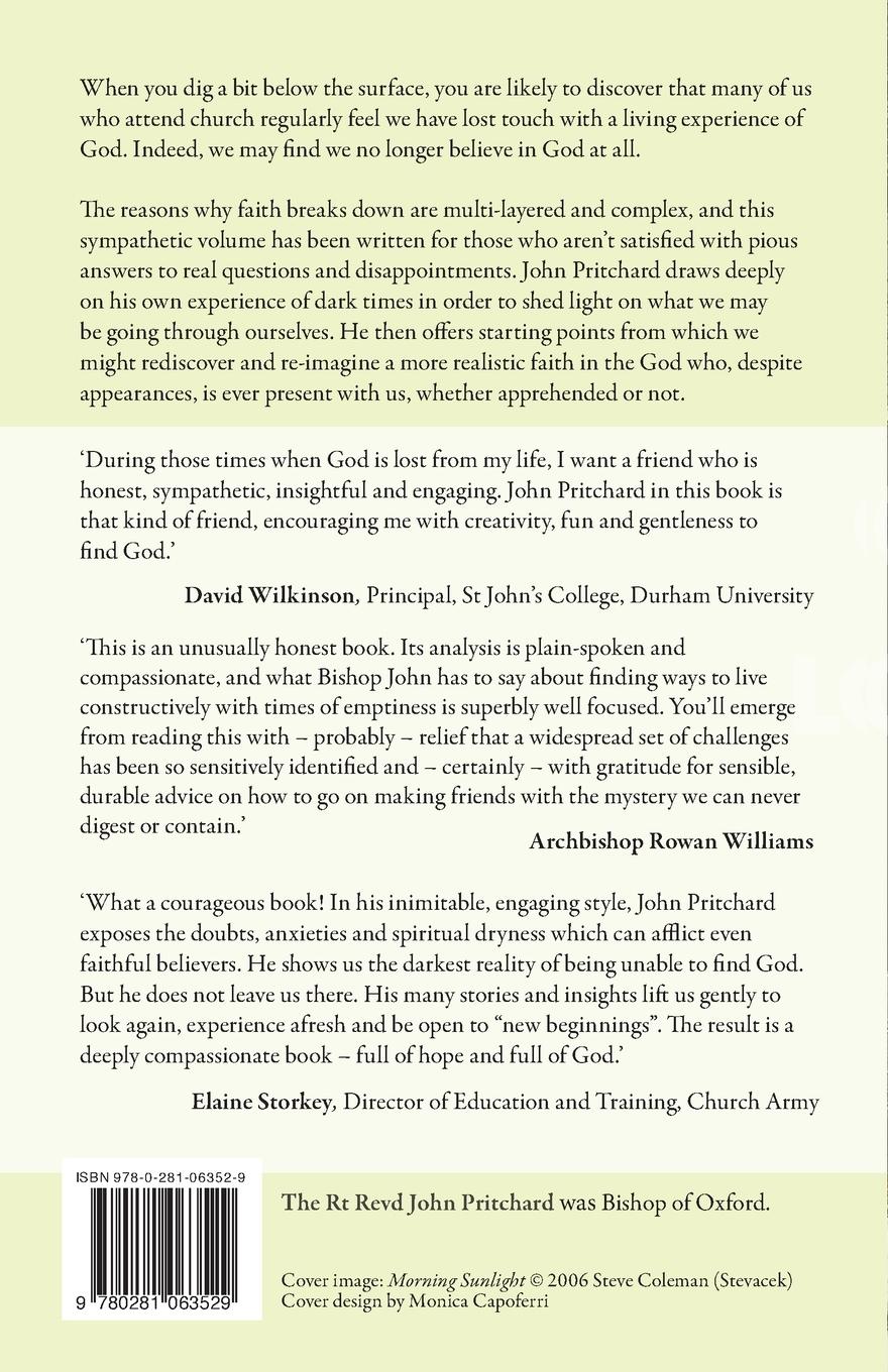 Rückseitencover God Lost and Found