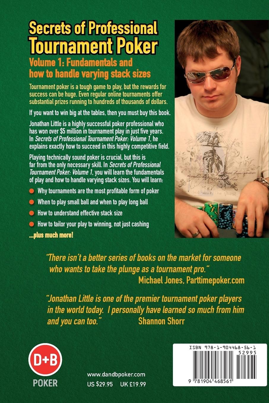 Rückseitencover Secrets of Professional Tournament Poker