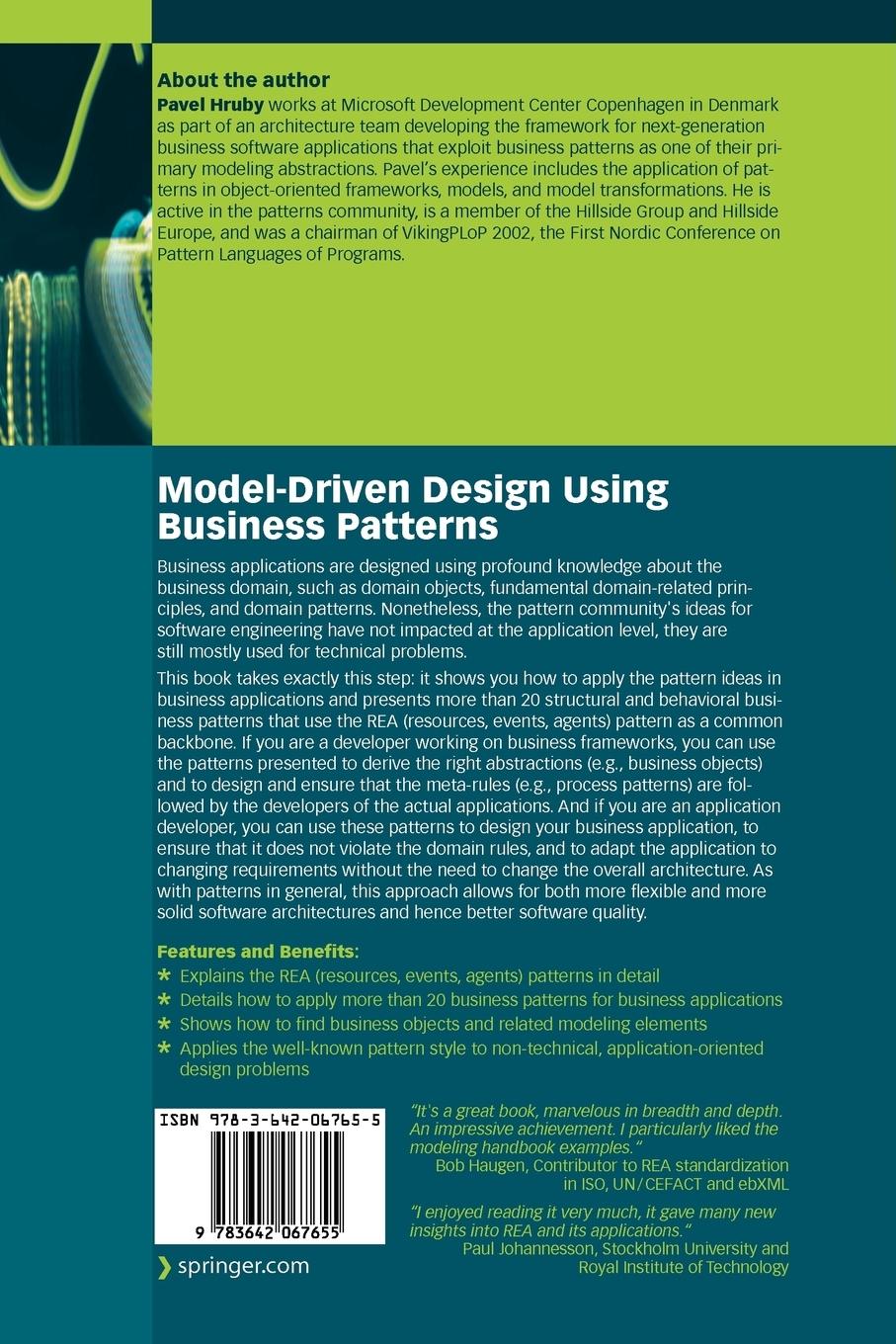 Rückseitencover Model-Driven Design Using Business Patterns