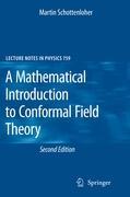 Vorderes Coverbild A Mathematical Introduction to Conformal Field Theory