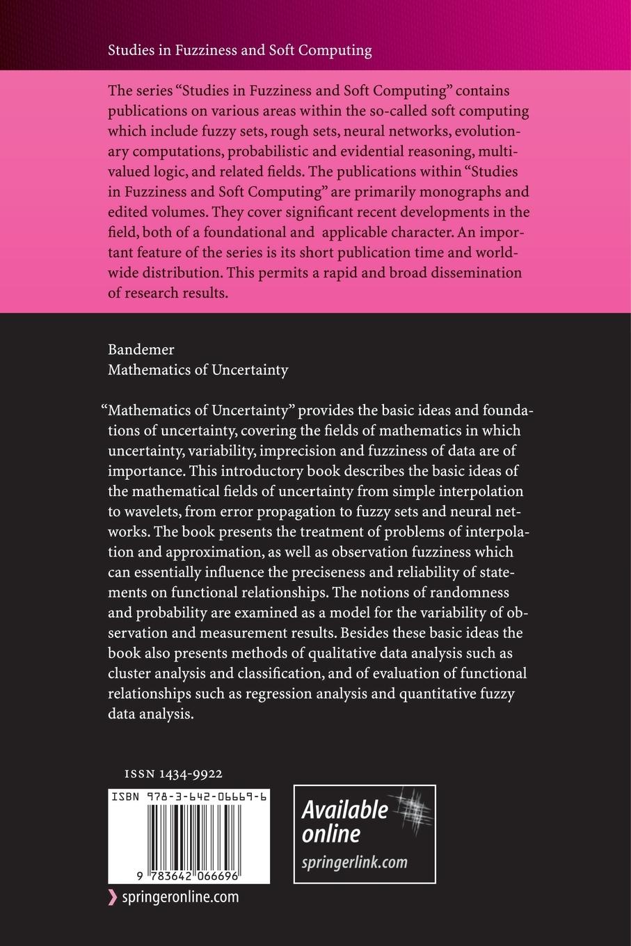 Rückseitencover Mathematics of Uncertainty