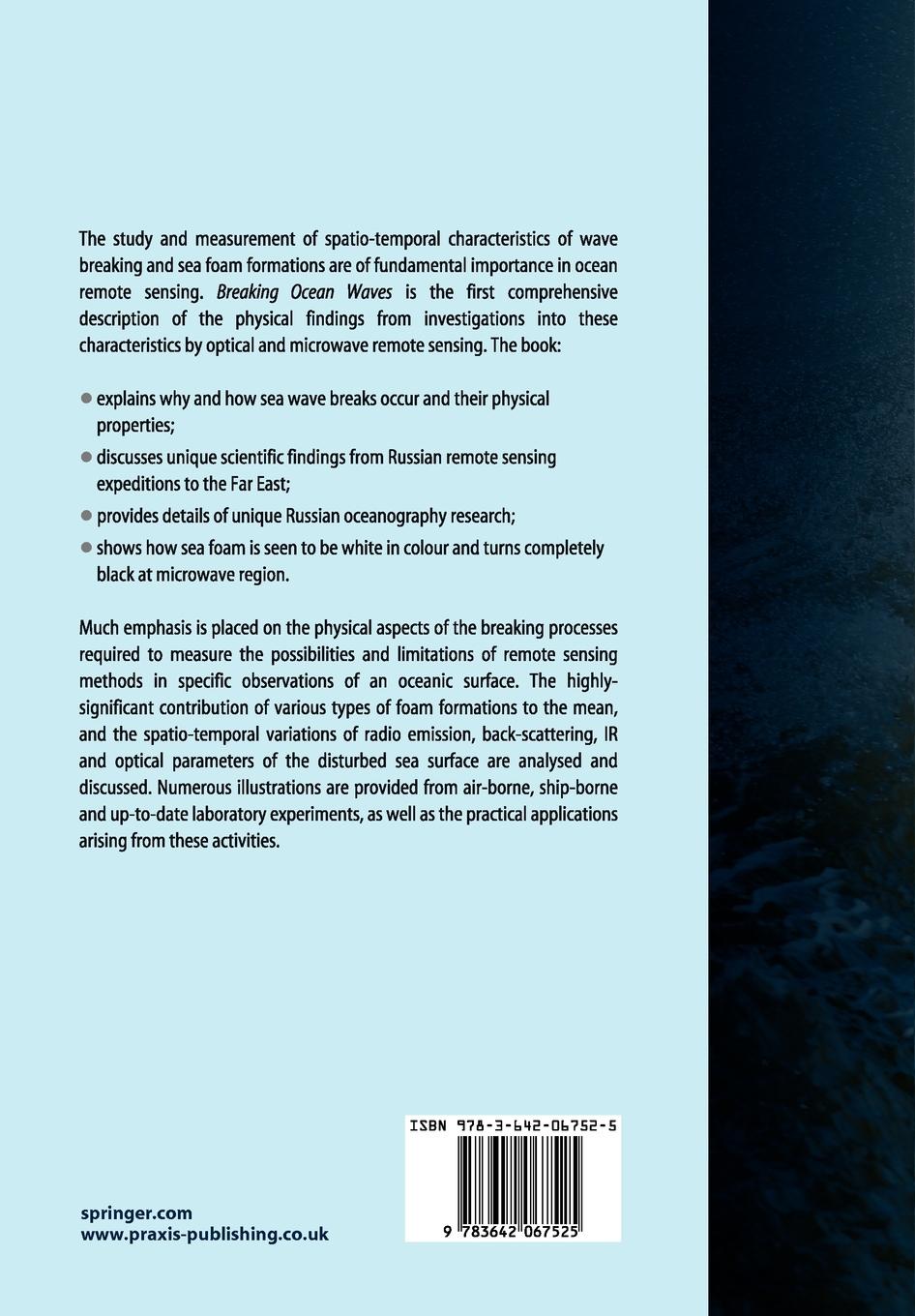 Rückseitencover Breaking Ocean Waves