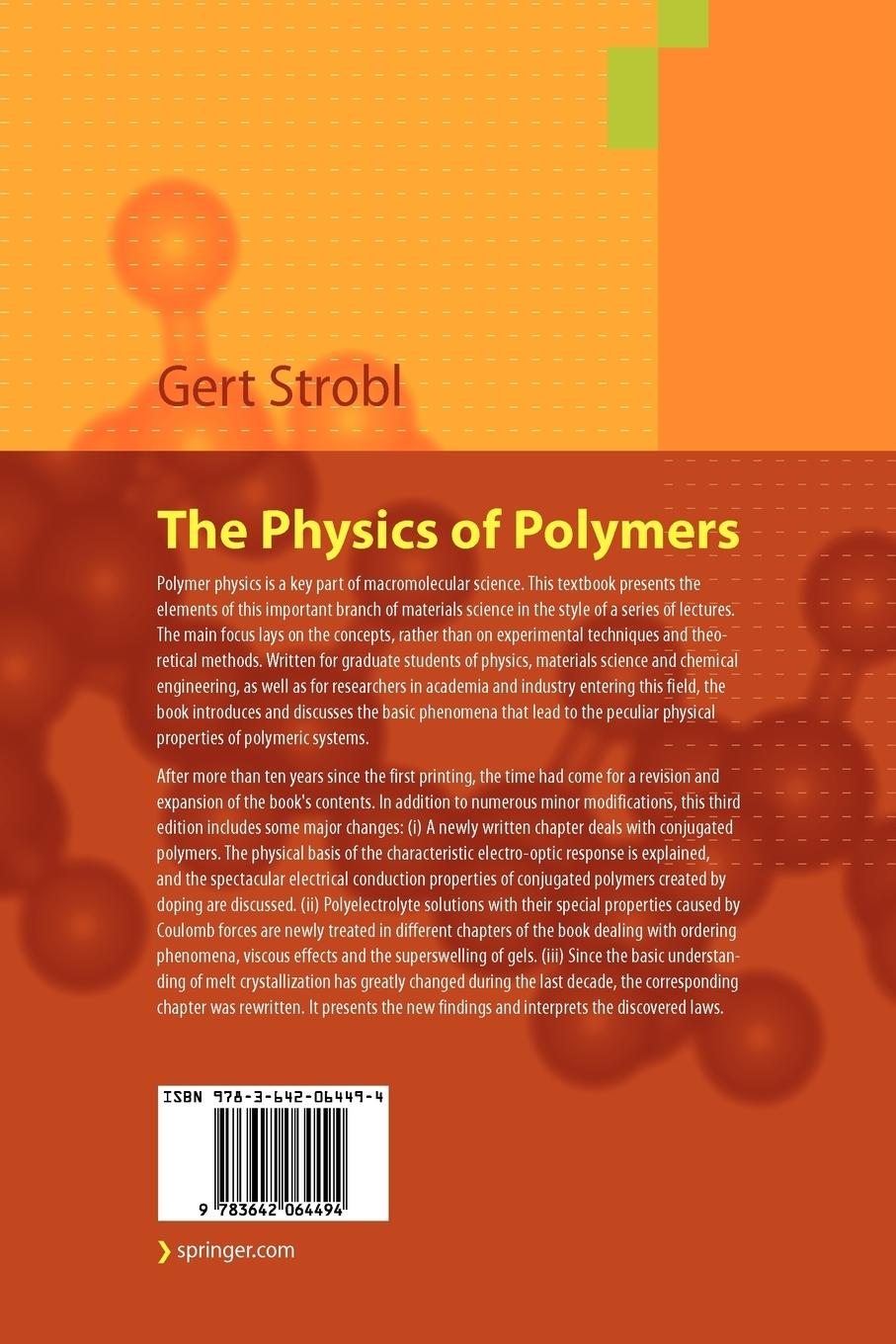 Rückseitencover The Physics of Polymers