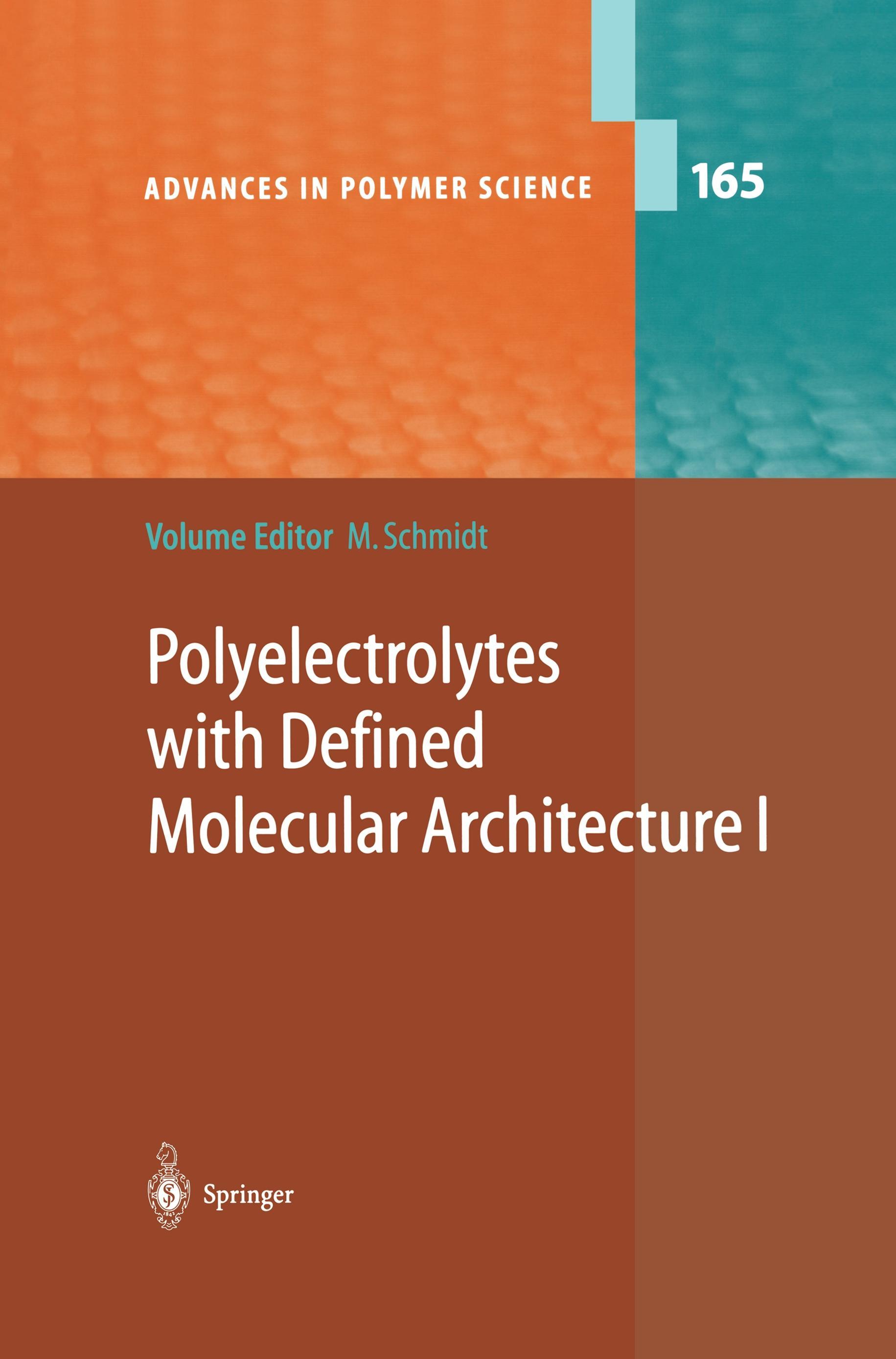 Vorderes Coverbild Polyelectrolytes with Defined Molecular Architecture I