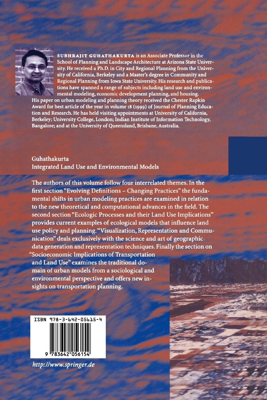 Rückseitencover Integrated Land Use and Environmental Models