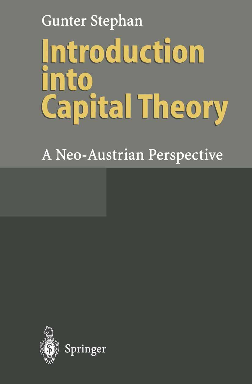 Vorderes Coverbild Introduction into Capital Theory