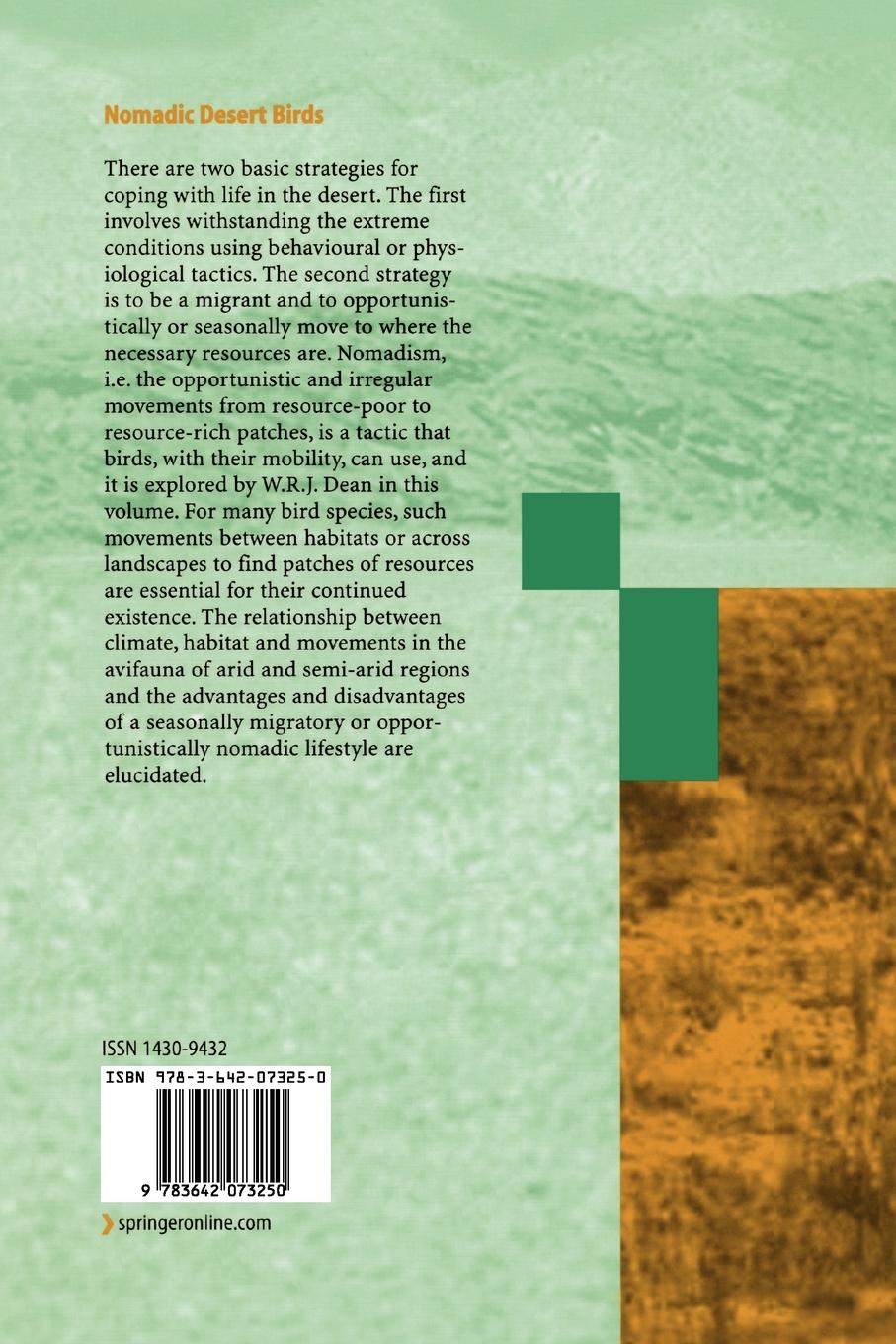 Rückseitencover Nomadic Desert Birds