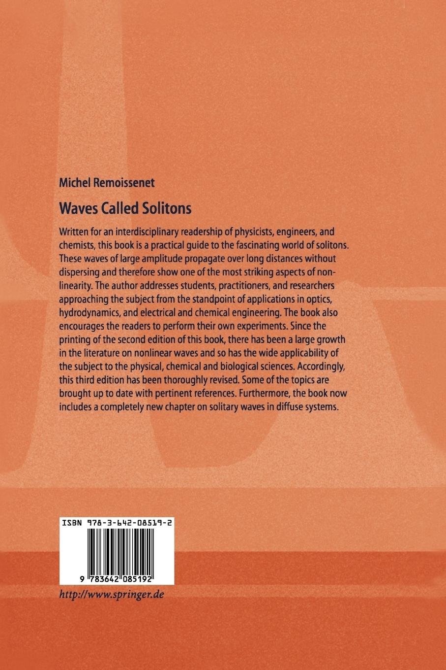 Rückseitencover Waves Called Solitons