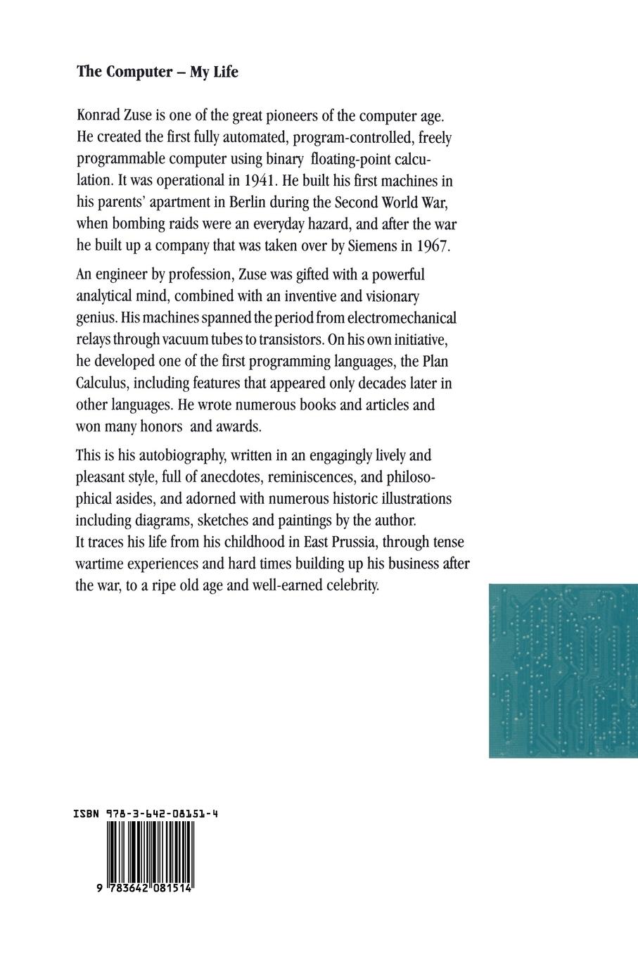 Rückseitencover The Computer - My Life