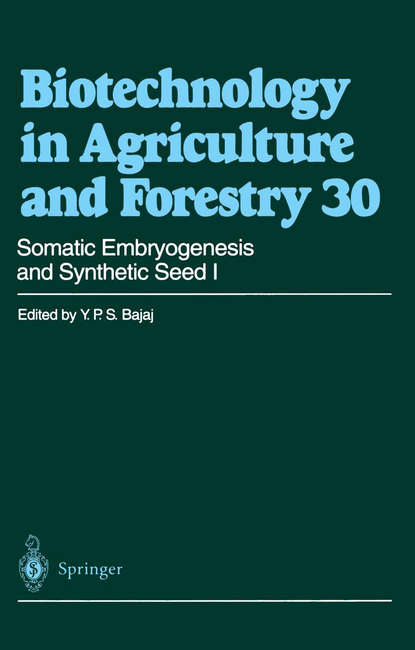 Vorderes Coverbild Somatic Embryogenesis and Synthetic Seed I