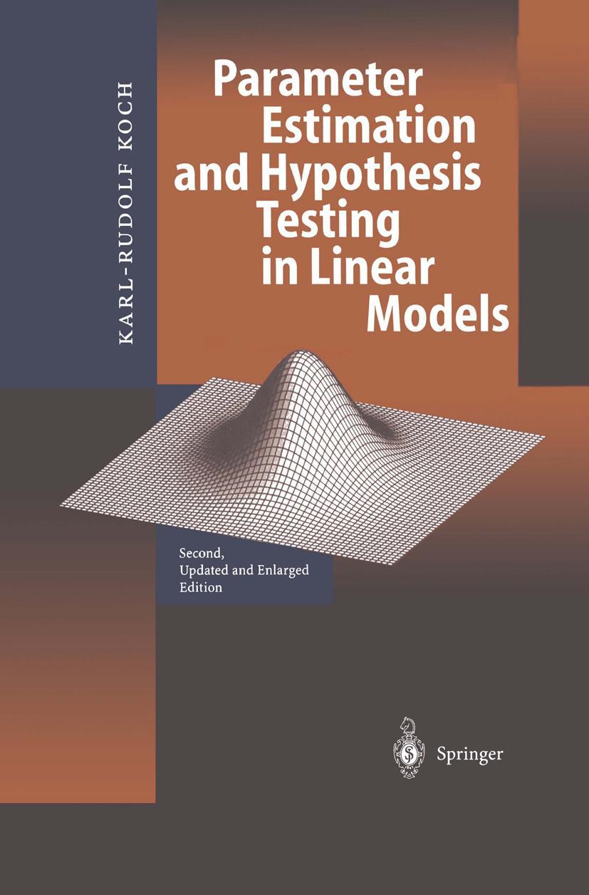 Vorderes Coverbild Parameter Estimation and Hypothesis Testing in Linear Models
