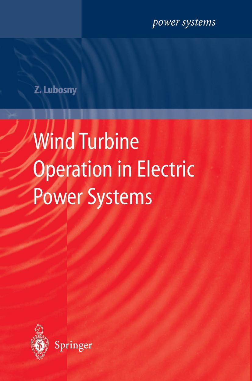 Vorderes Coverbild Wind Turbine Operation in Electric Power Systems