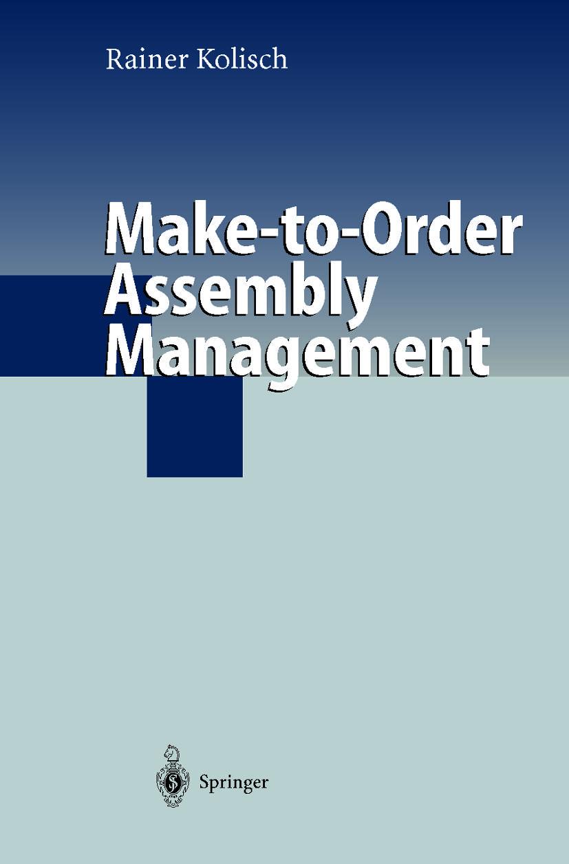 Vorderes Coverbild Make-to-Order Assembly Management