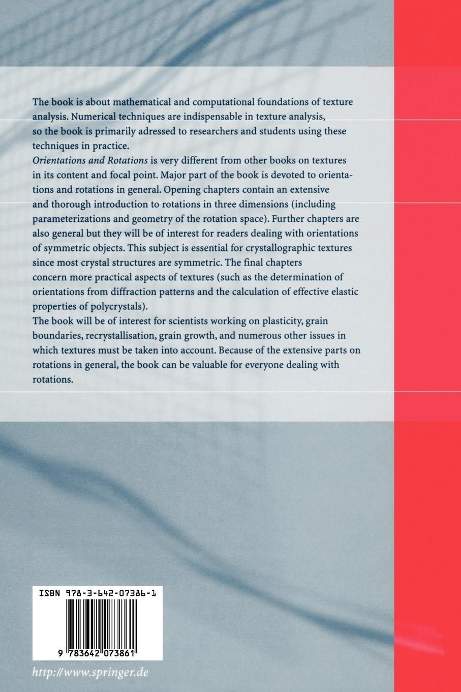 Rückseitencover Orientations and Rotations