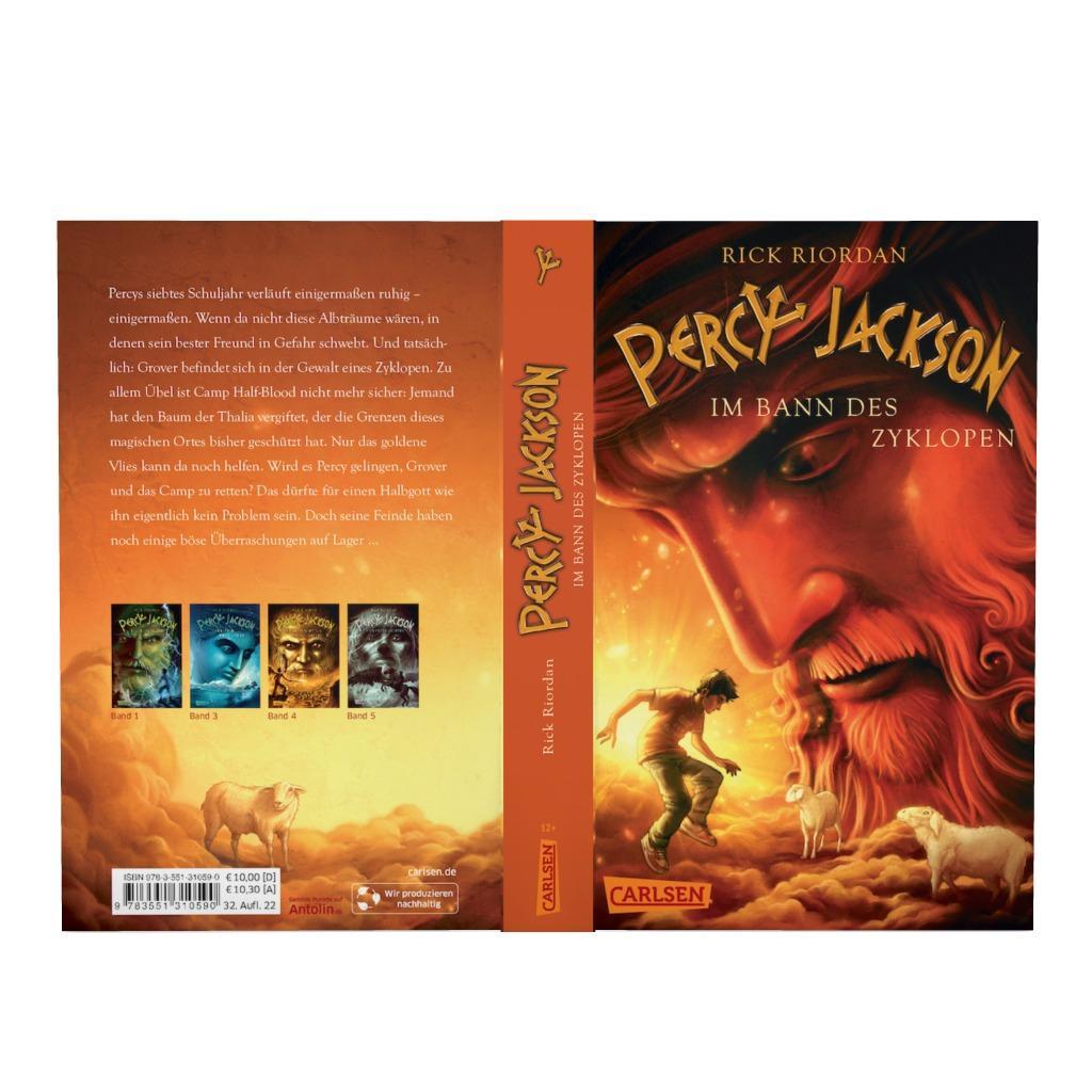 Beispielinhalt (Bild) Percy Jackson 02. Im Bann des Zyklopen