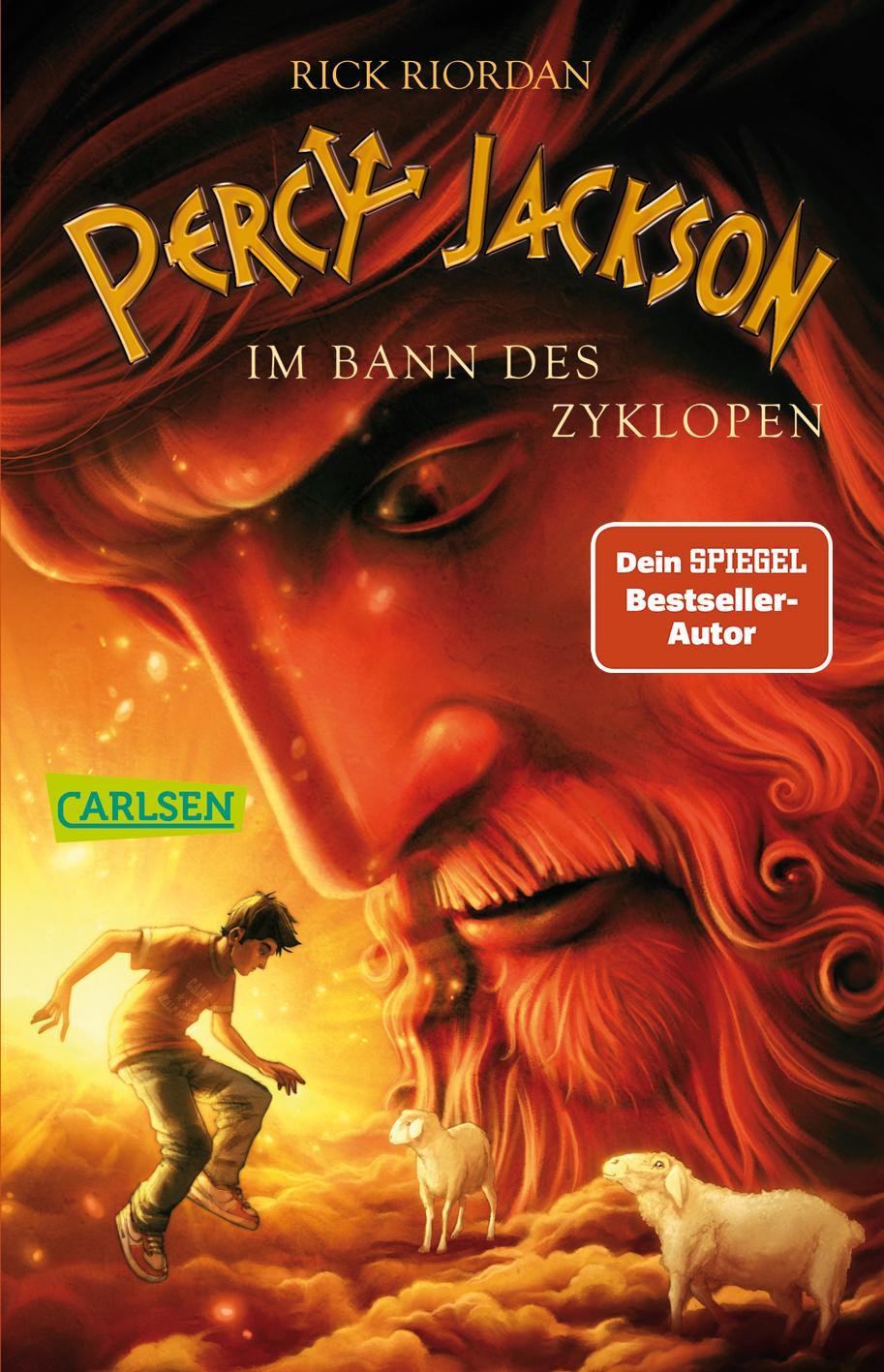 Vorderes Coverbild Percy Jackson 02. Im Bann des Zyklopen