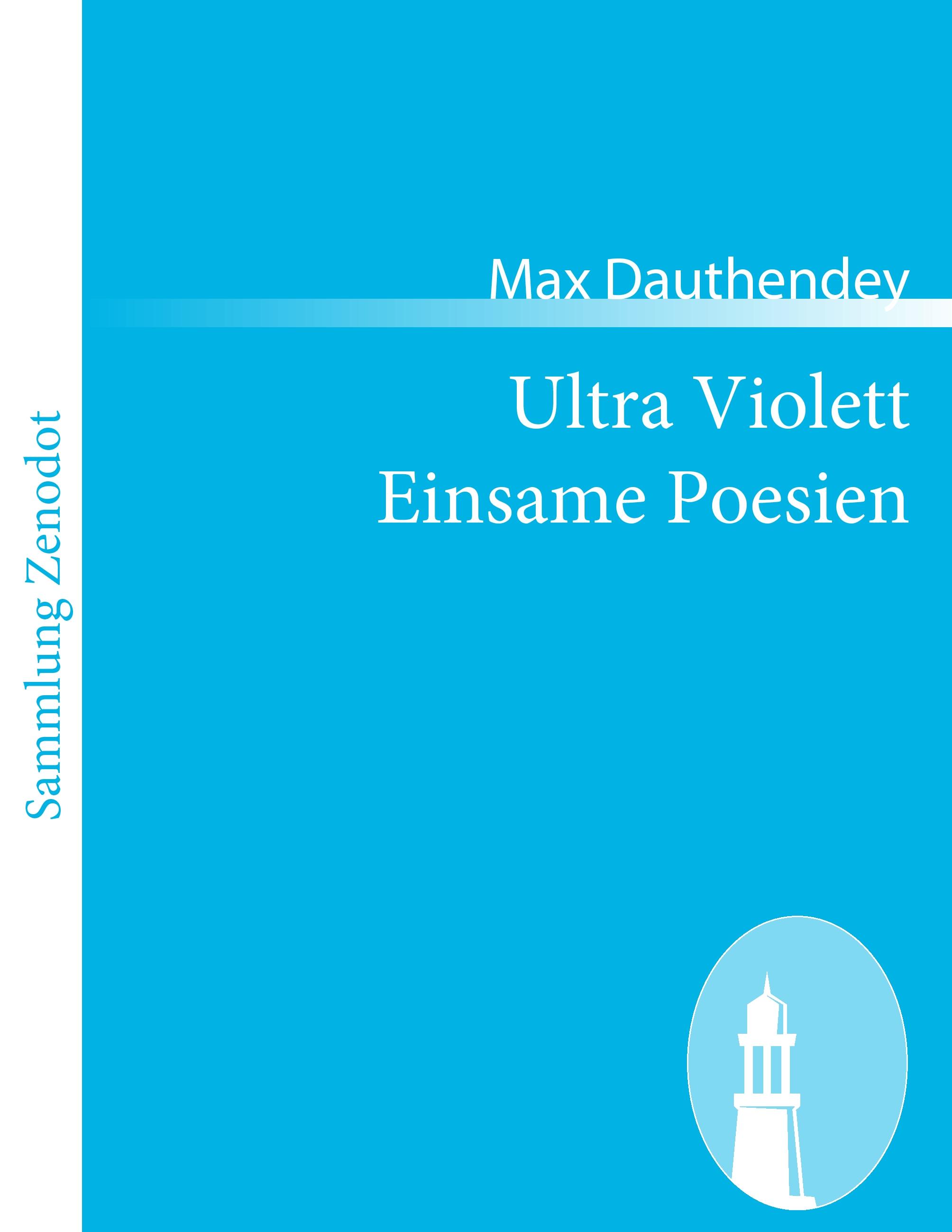 Vorderes Coverbild Ultra Violett Einsame Poesien