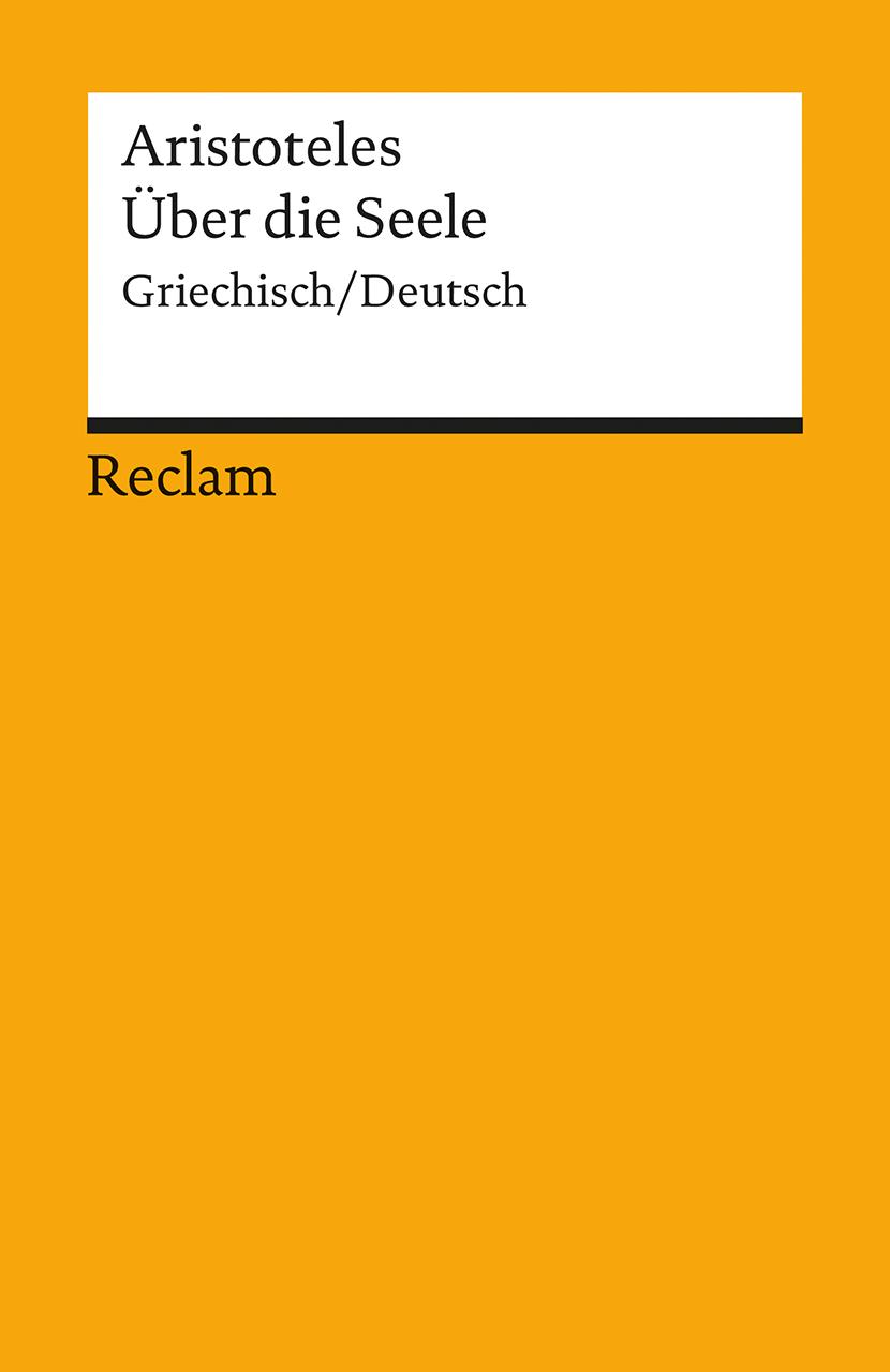 Vorderes Coverbild De anima / Über die Seele
