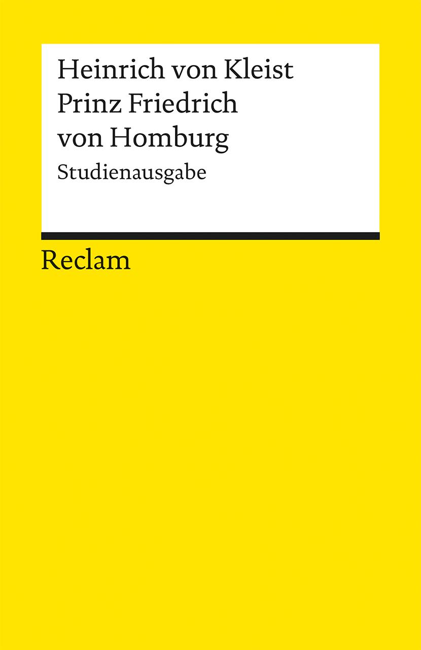 Vorderes Coverbild Prinz Friedrich von Homburg
