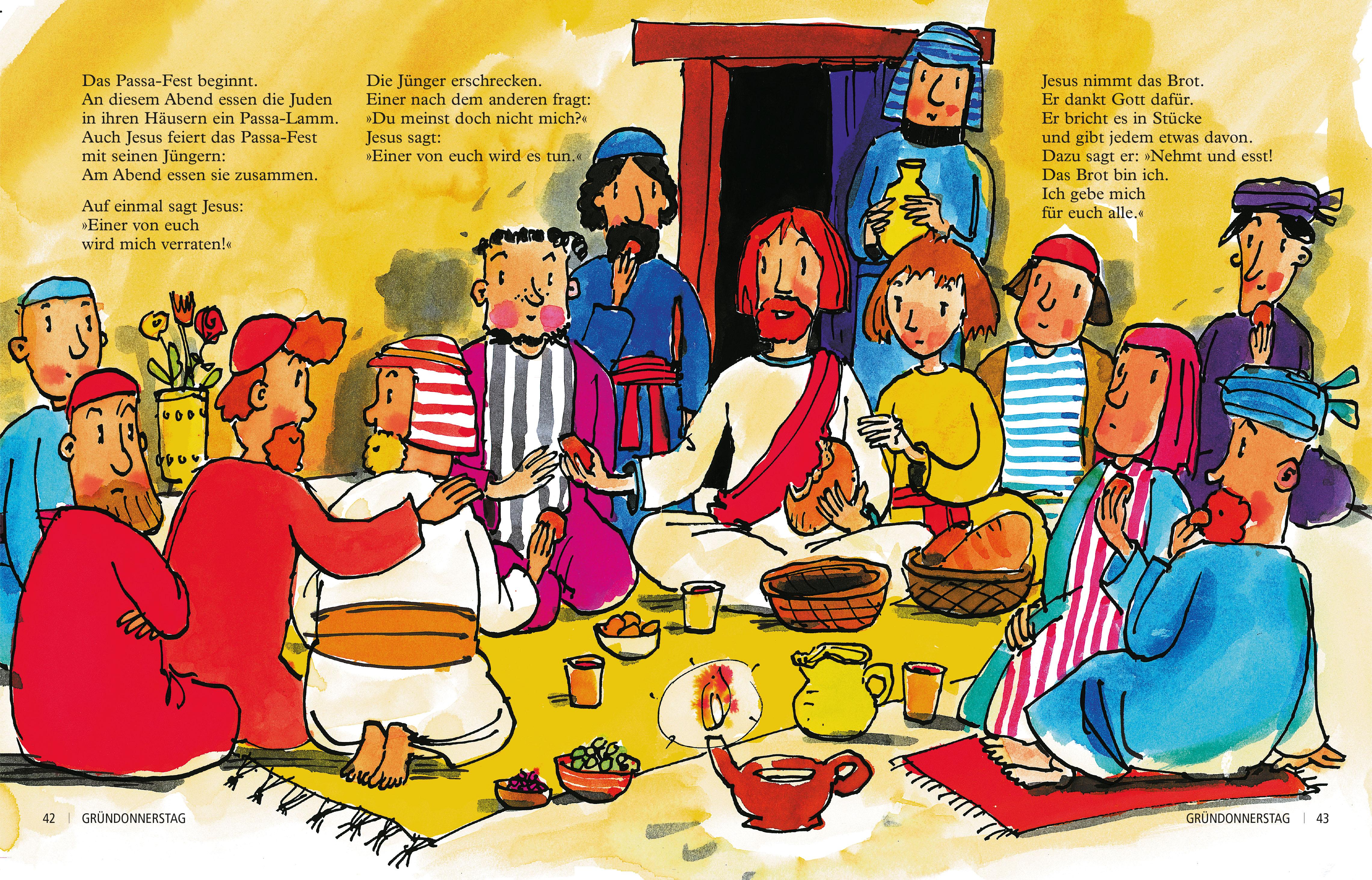 Beispielinhalt (Bild) Die bunte Kinderbibel