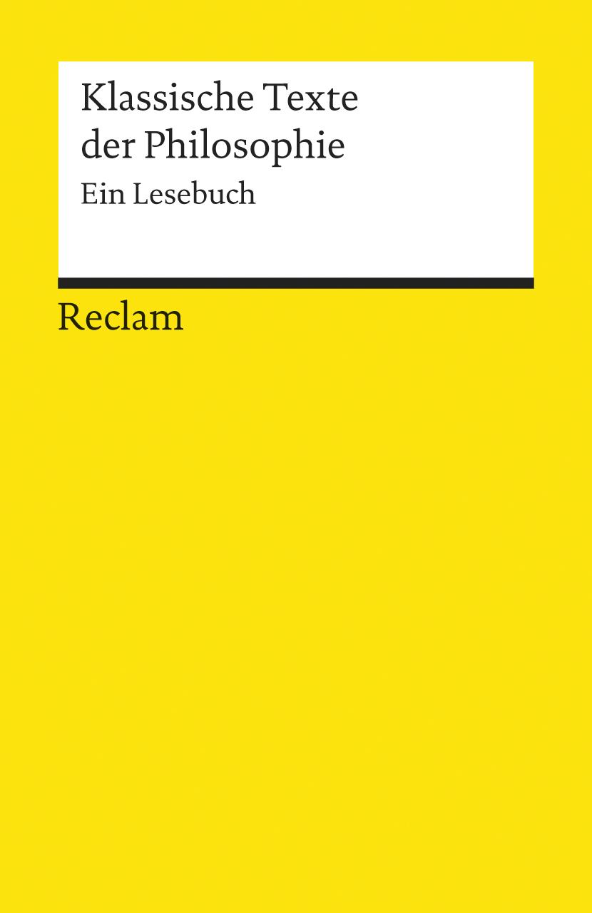 Vorderes Coverbild Klassische Texte der Philosophie