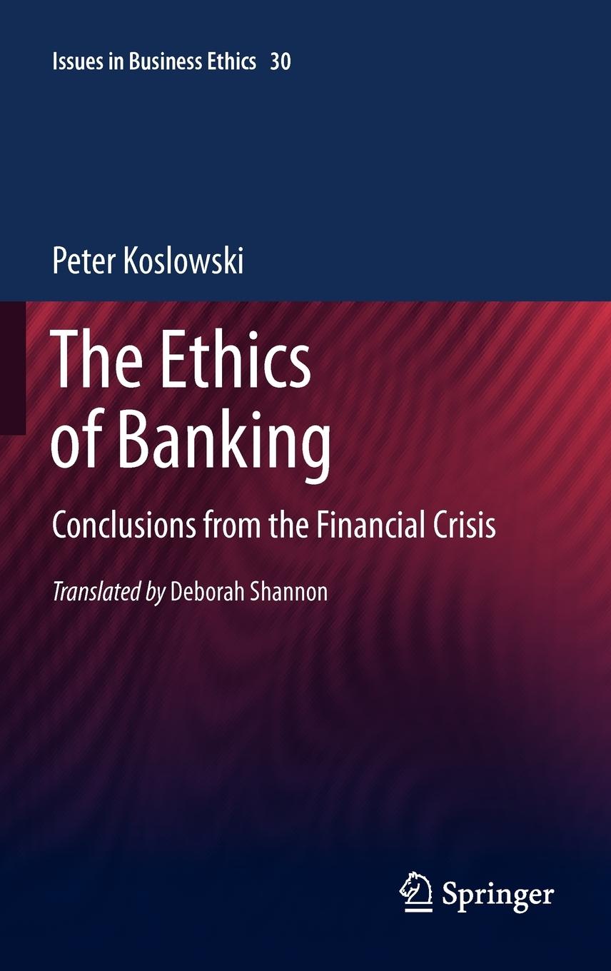 Vorderes Coverbild The Ethics of Banking