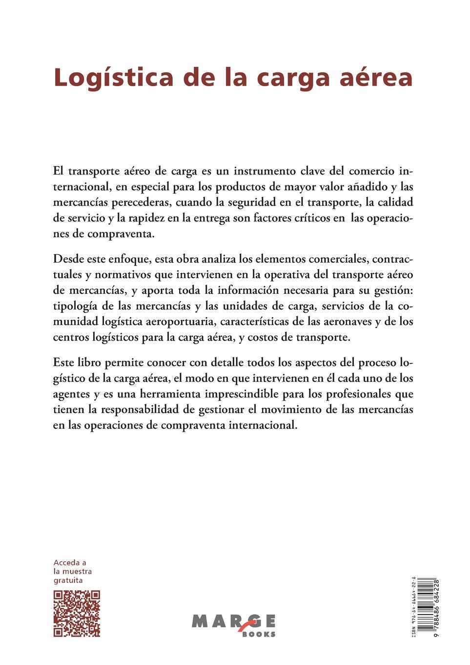 Rückseitencover Logística de la carga aérea