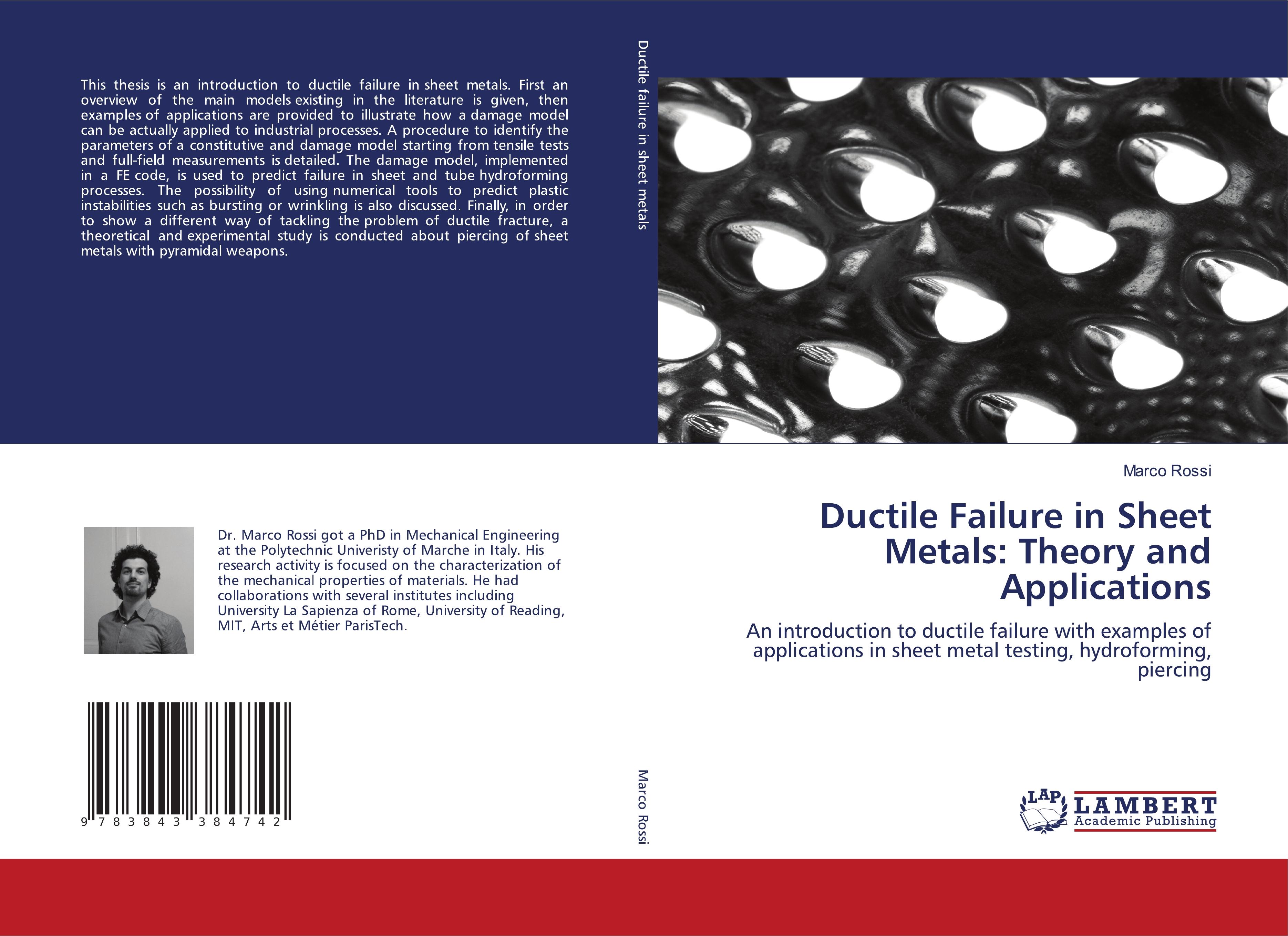 Vorderes Coverbild Ductile Failure in Sheet Metals: Theory and Applications