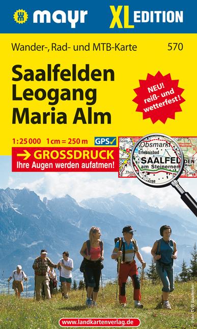 Vorderes Coverbild Saalfelden - Leogang - Maria Alm XL