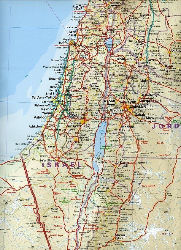 Beispielinhalt (Bild) Reise Know-How Landkarte Naher Osten  (1:1.200.000)