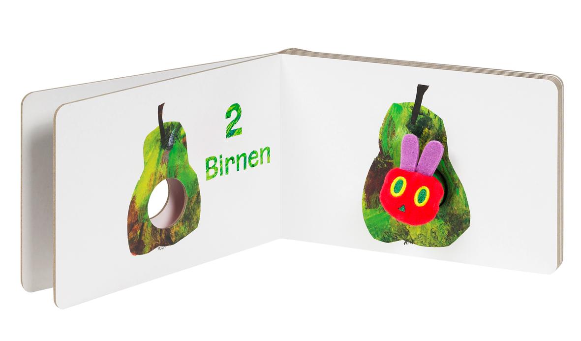 Beispielinhalt (Bild) Die kleine Raupe Nimmersatt. Mein Fingerpuppenbuch