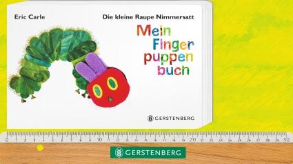 Beispielinhalt (Bild) Die kleine Raupe Nimmersatt. Mein Fingerpuppenbuch