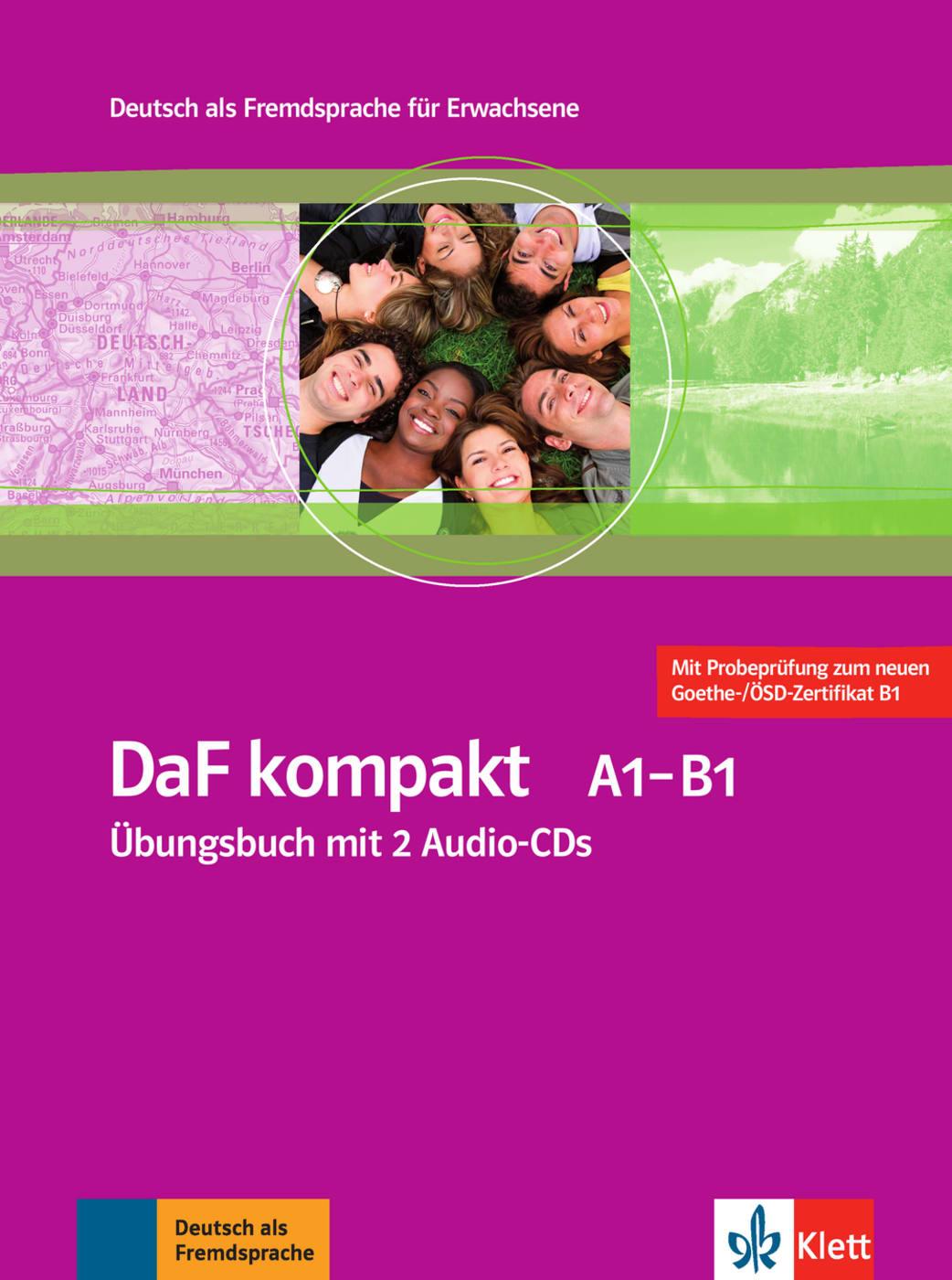 Vorderes Coverbild DaF kompakt. Übungsbuch mit 2 Audio-CDs A1-B1