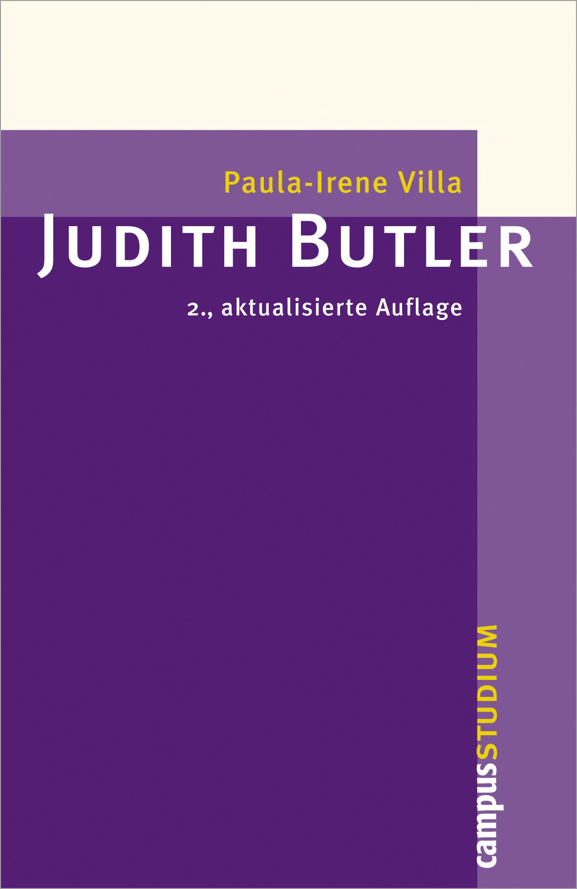 Vorderes Coverbild Judith Butler