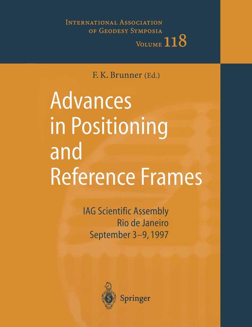 Vorderes Coverbild Advances in Positioning and Reference Frames