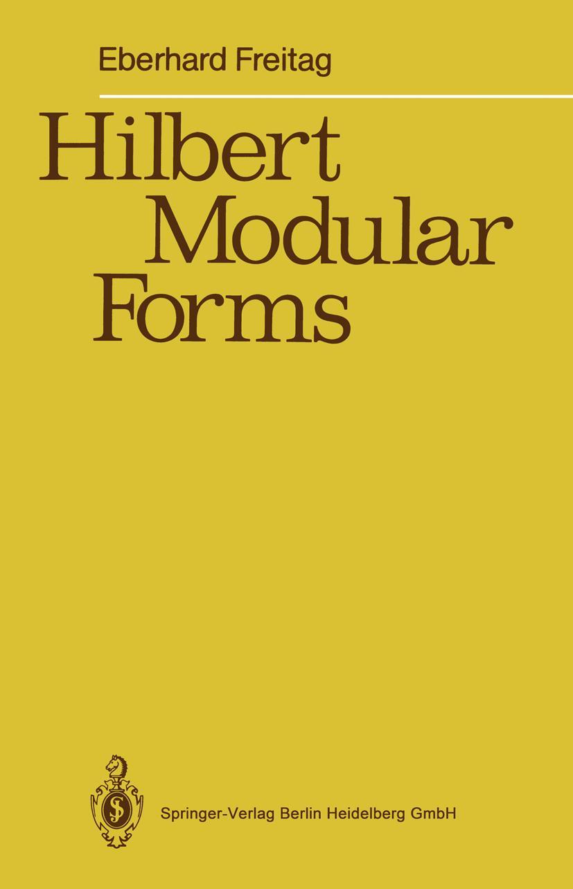 Vorderes Coverbild Hilbert Modular Forms
