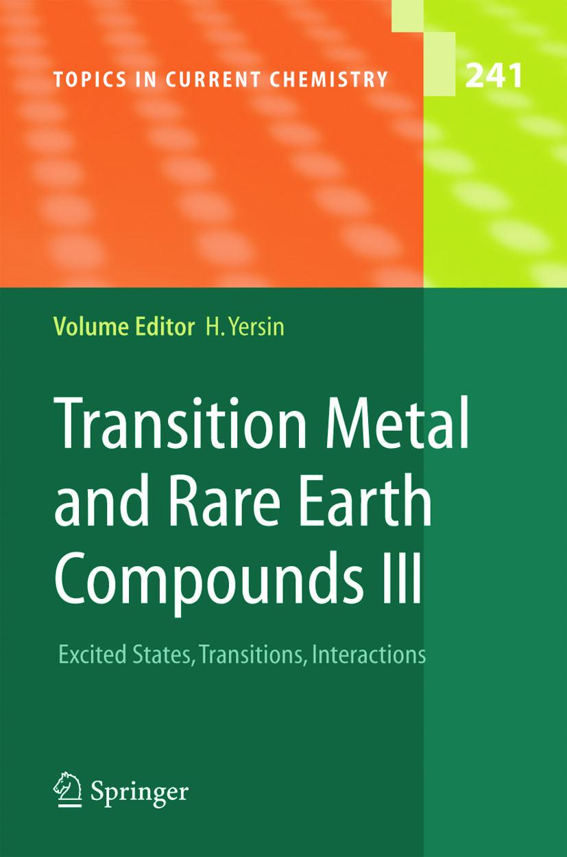 Vorderes Coverbild Transition Metal and Rare Earth Compounds III