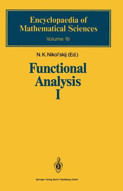 Vorderes Coverbild Functional Analysis I