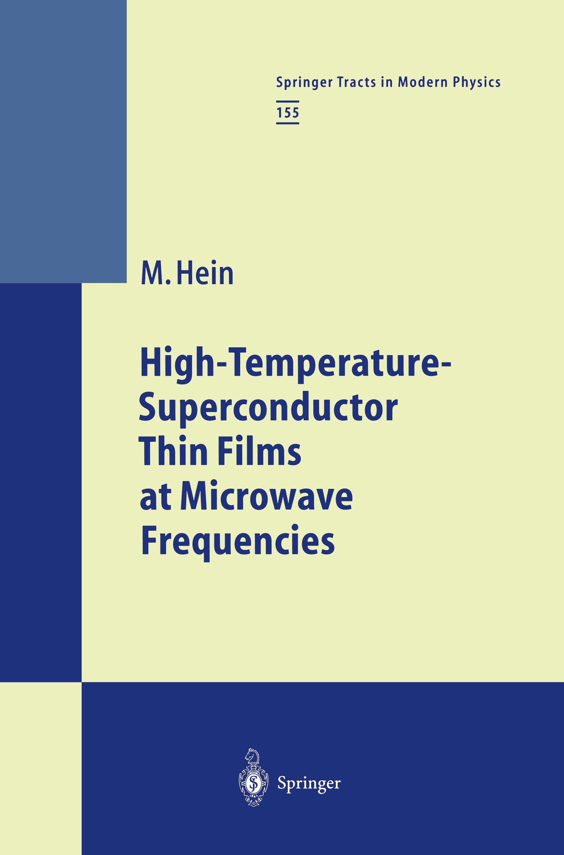Vorderes Coverbild High-Temperature-Superconductor Thin Films at Microwave Frequencies