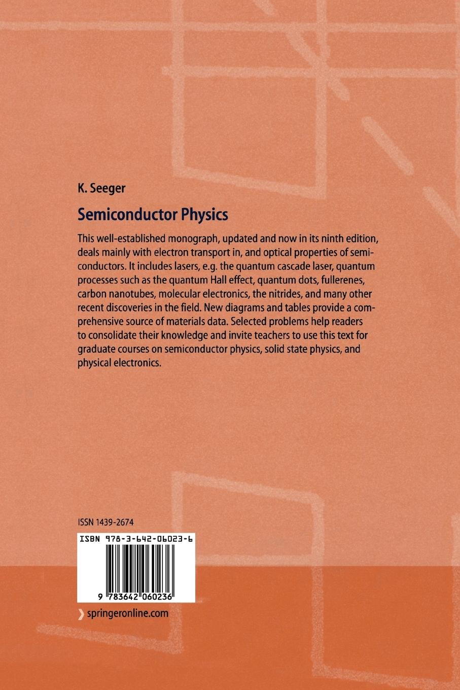 Rückseitencover Semiconductor Physics