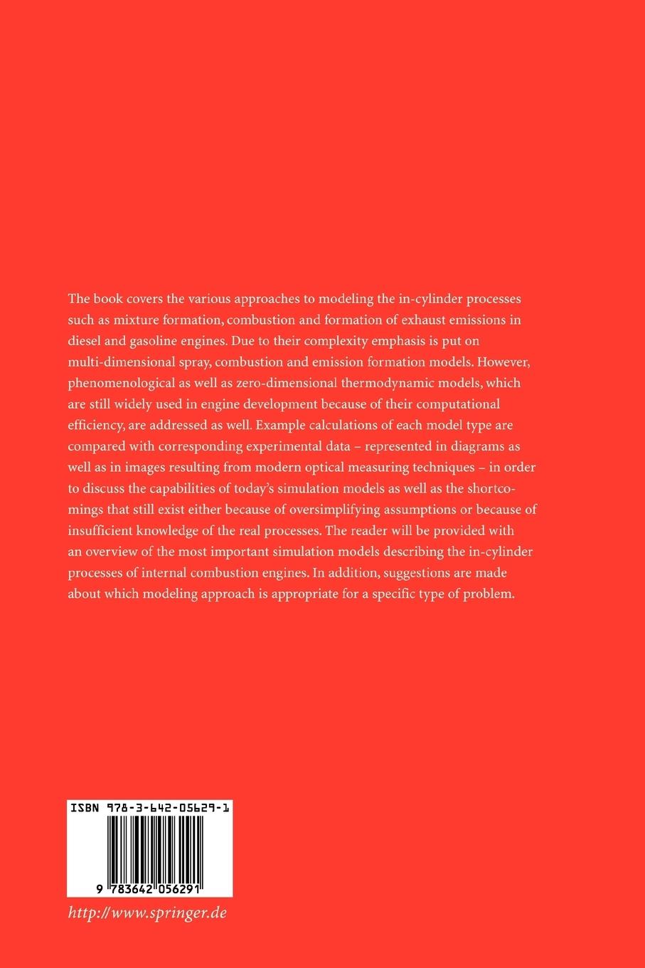 Rückseitencover Modeling Engine Spray and Combustion Processes