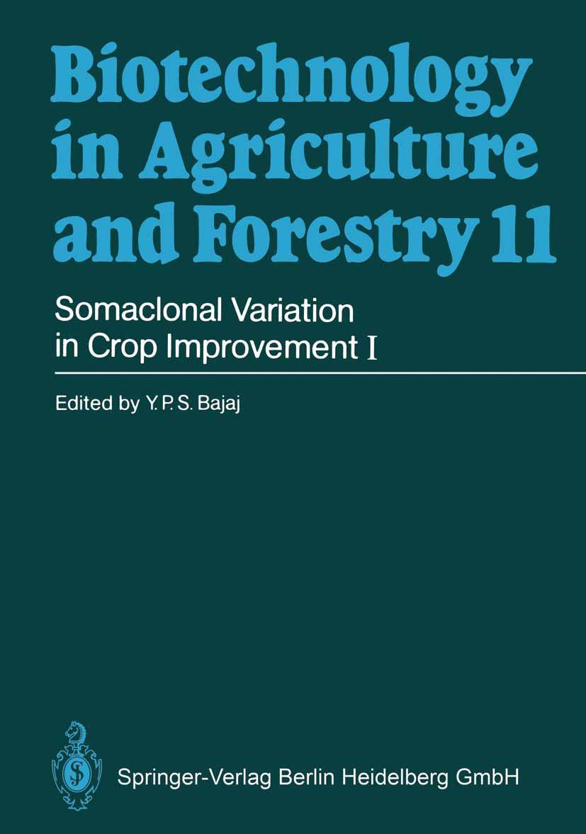 Vorderes Coverbild Somaclonal Variation in Crop Improvement I