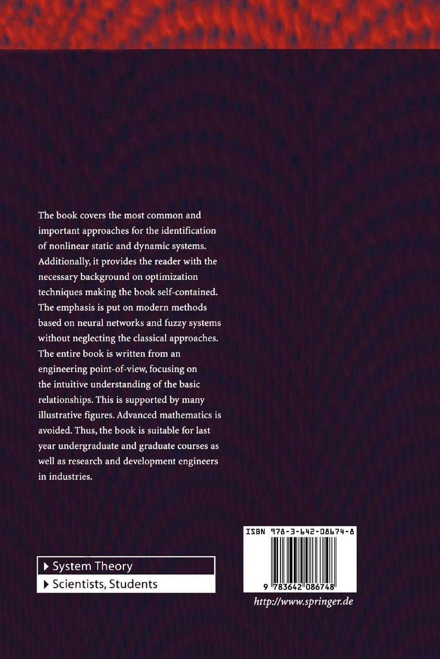Rückseitencover Nonlinear System Identification