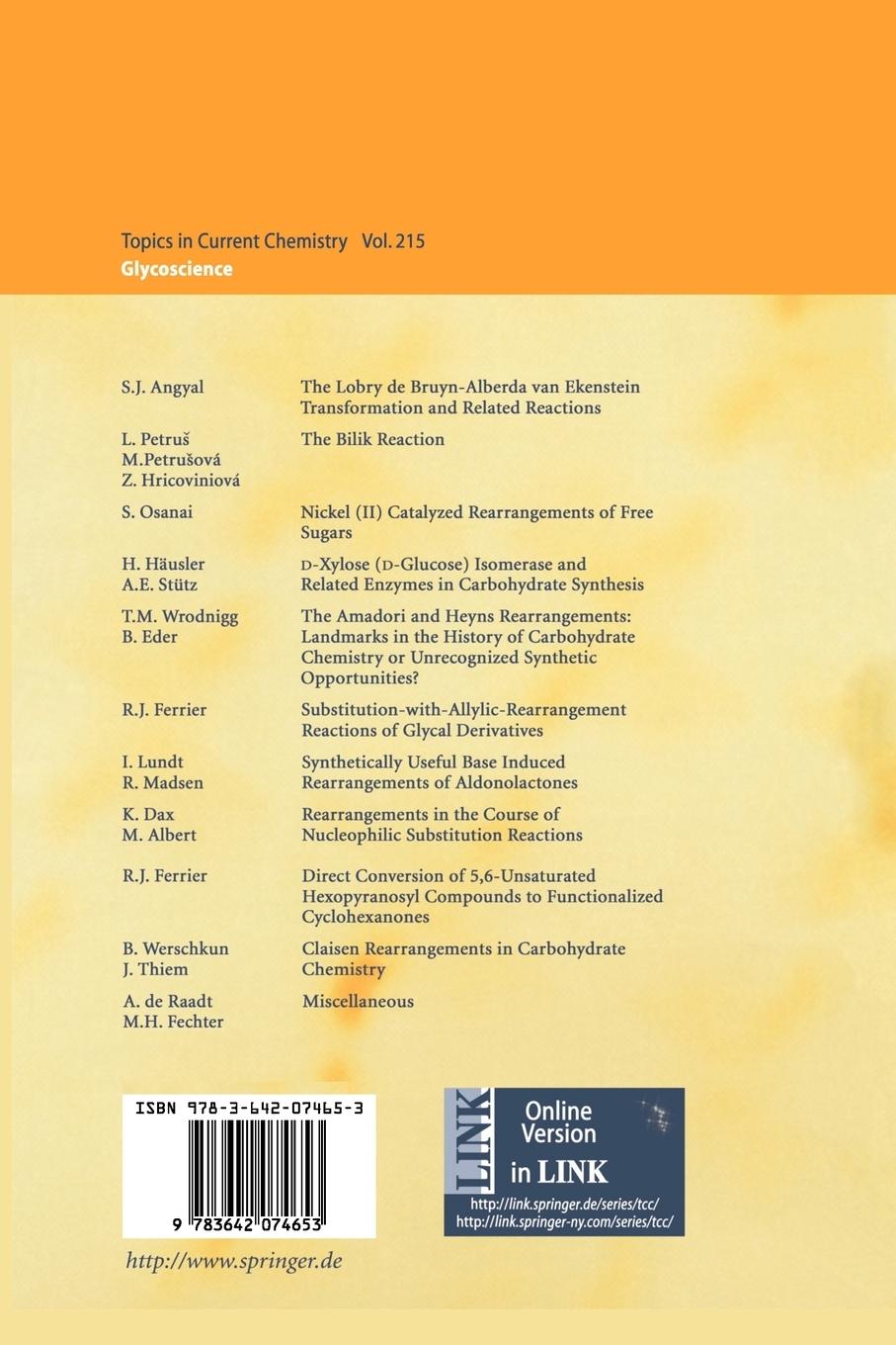 Rückseitencover Glycoscience