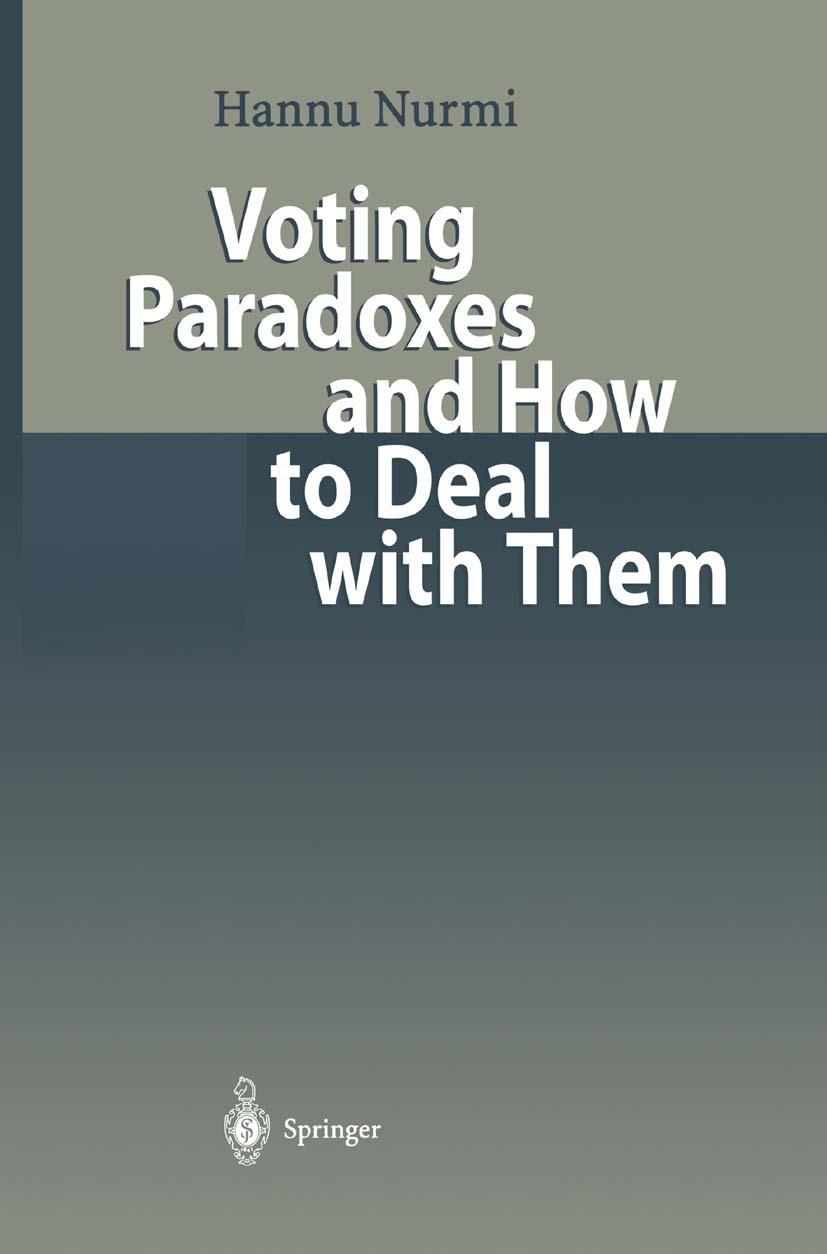 Vorderes Coverbild Voting Paradoxes and How to Deal with Them